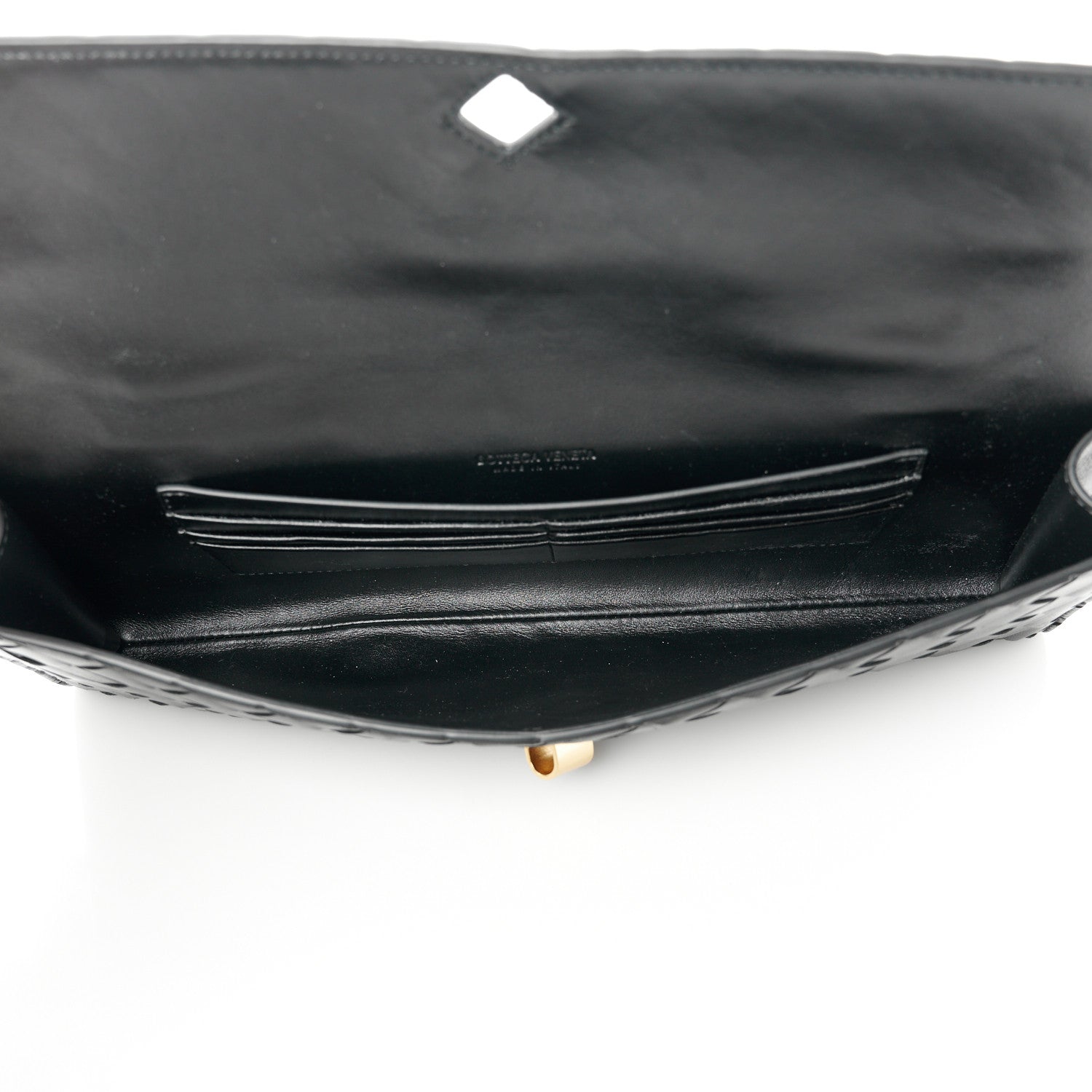 Bottega Veneta Nappa Intrecciato Long Andiamo Top Handle Clutch Black 5 of 10