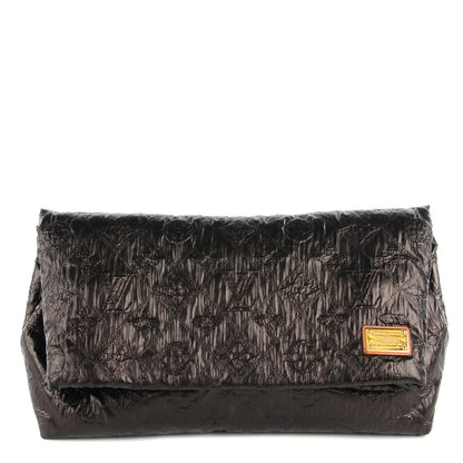 Louis Vuitton Jacquard Quilted Monogram Limelight Clutch PM Black 1 of 8