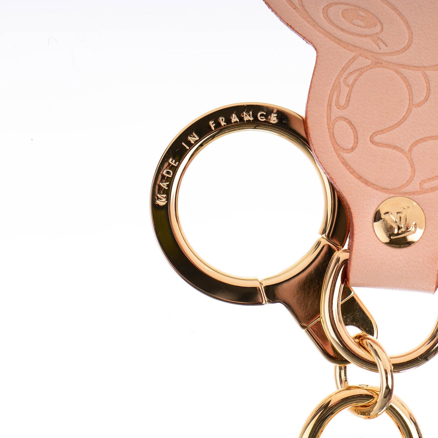 Vachetta Monogram Panda Cles Key Chain