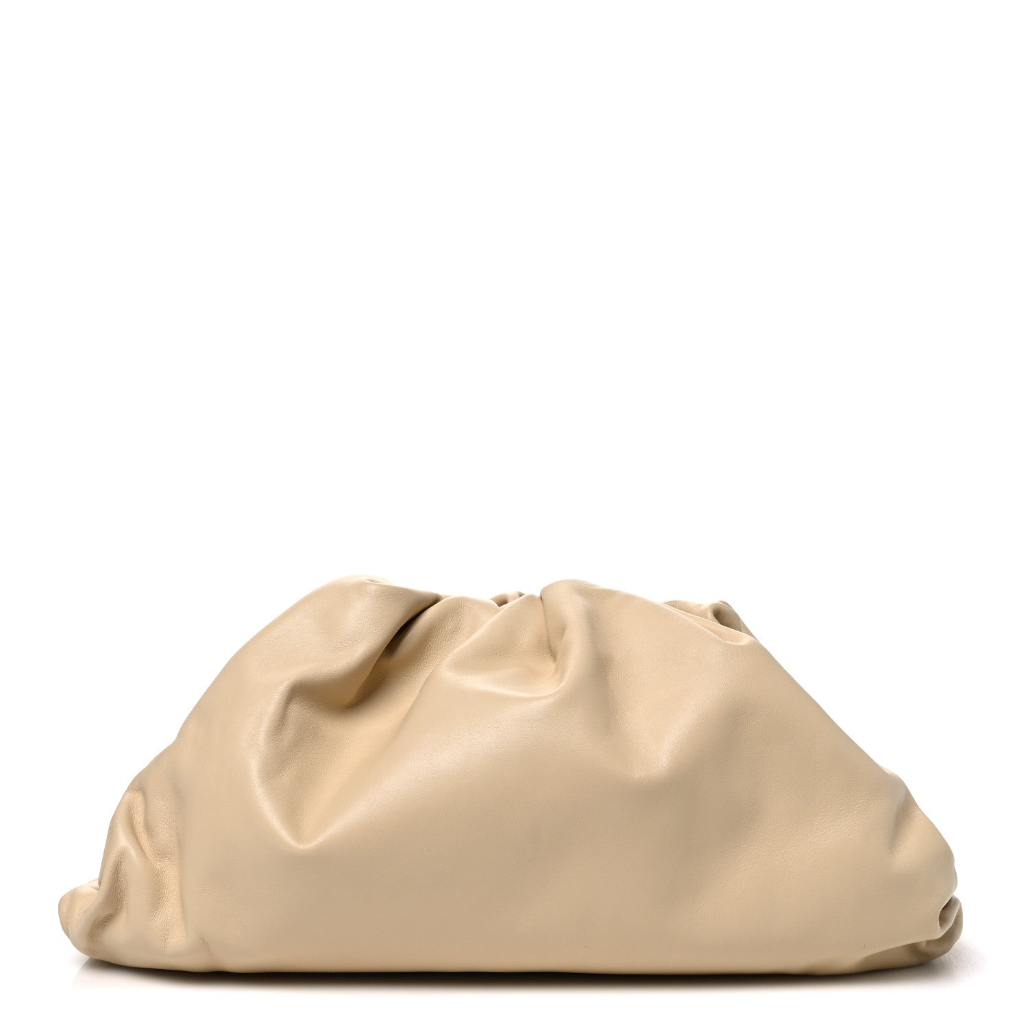 Bottega Veneta Smooth Butter Calf The Pouch Oversized Clutch Tapioca 1 of 11