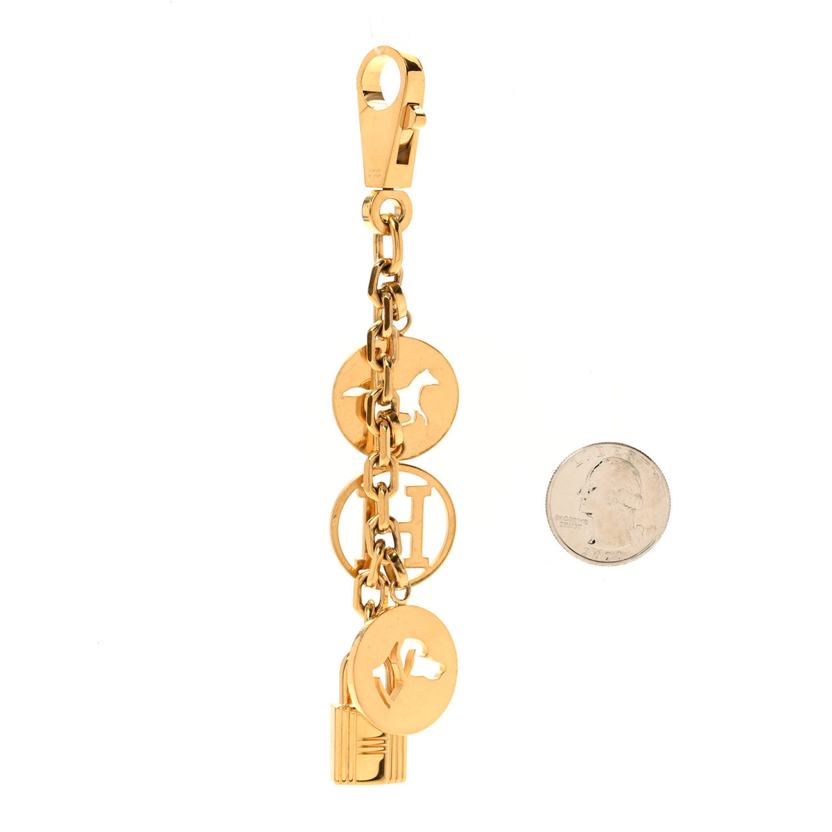 Hermes Breloque Bag Charm Gold 2 of 5
