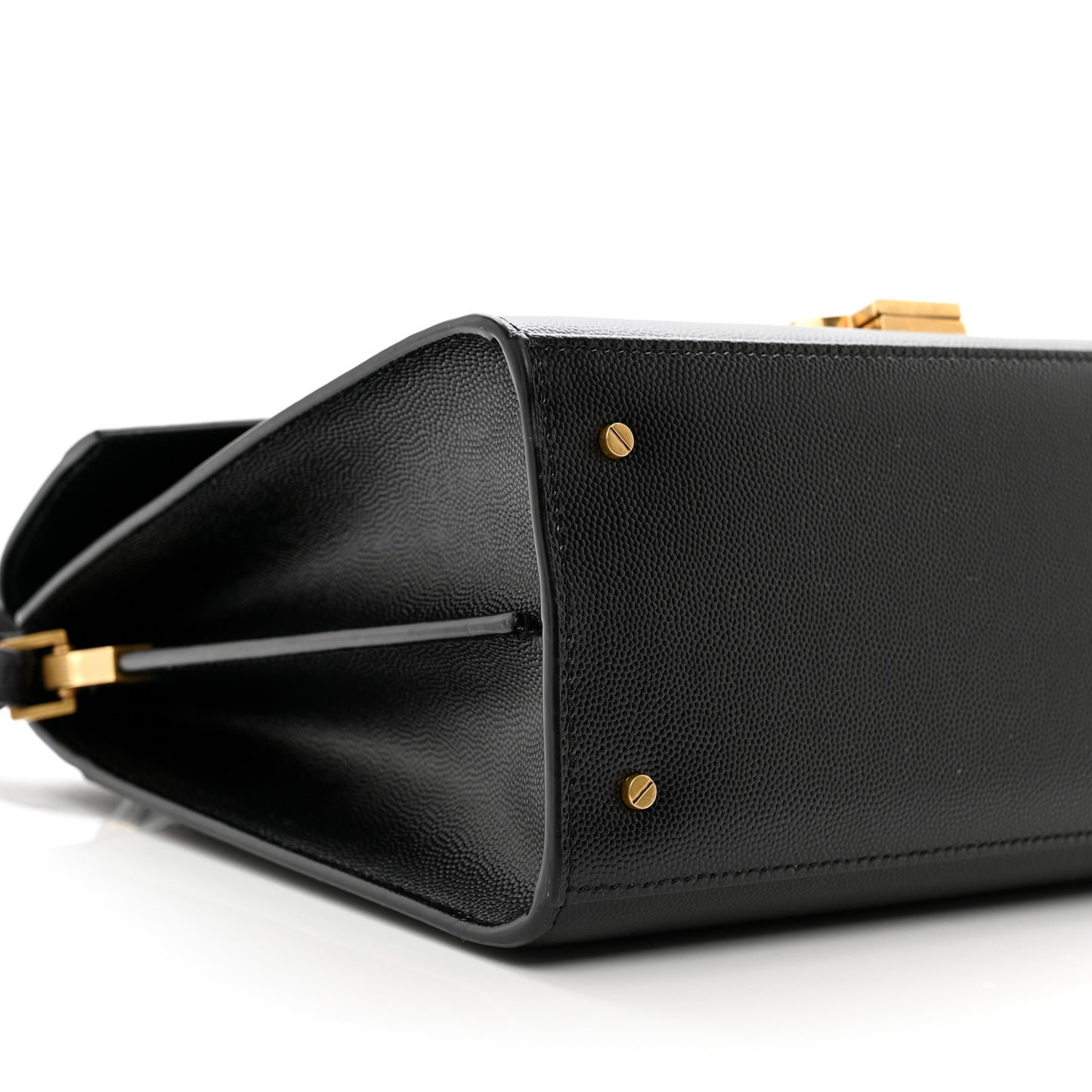 Grain de Poudre Medium Classic Monogram Cassandra Top Handle Black
