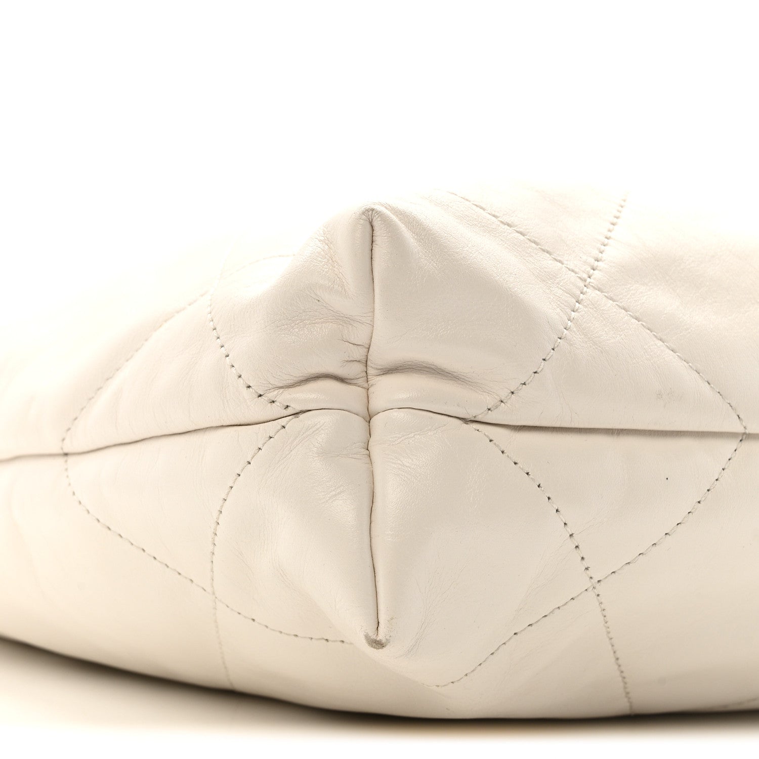 Chanel Calfskin Quilted Small Chanel 22 White 10 of 14