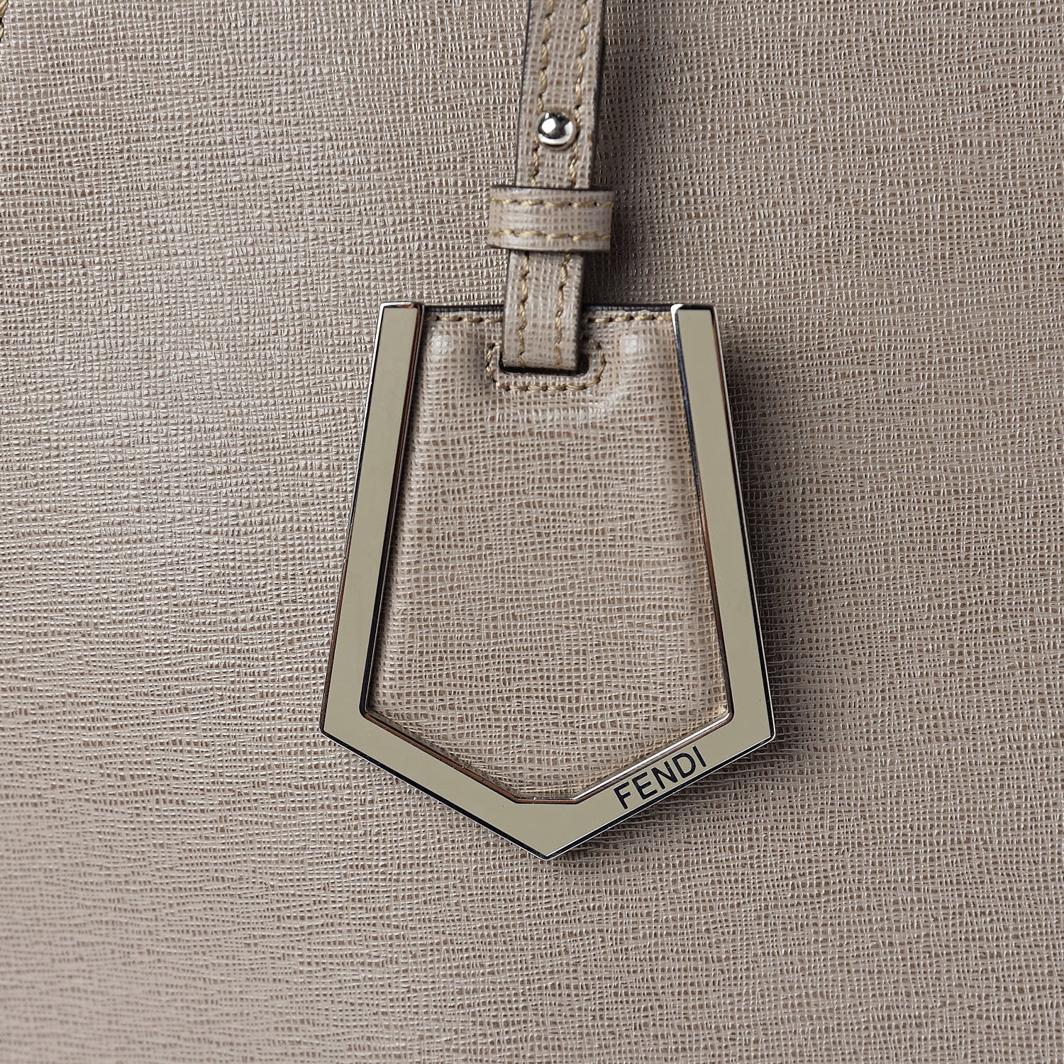 Fendi Vitello Elite Large 2Jours Tote Tortora 12 of 12