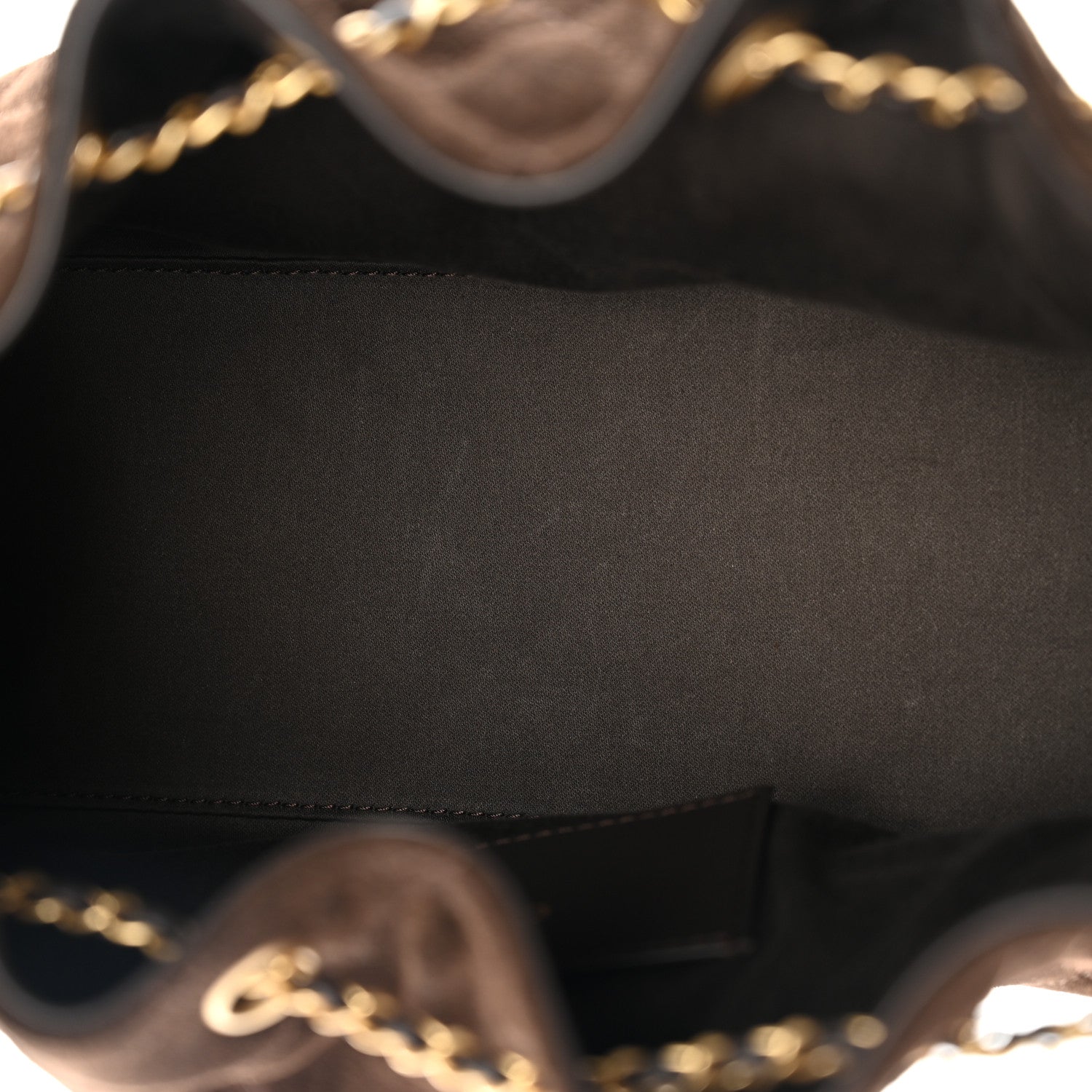 Chanel Suede Quilted Small Chanel 25 Handbag Dark Brown 4 of 9