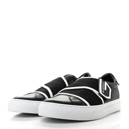 Givenchy Calfskin Velcro Band Mens Urban Street Sneakers 41 Black 3 of 8