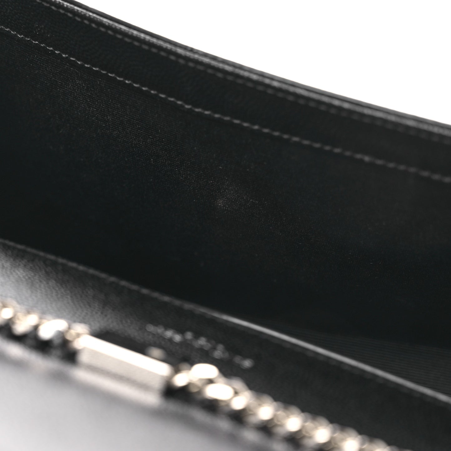 Grain De Poudre Medium Classic Monogram Kate Satchel Black