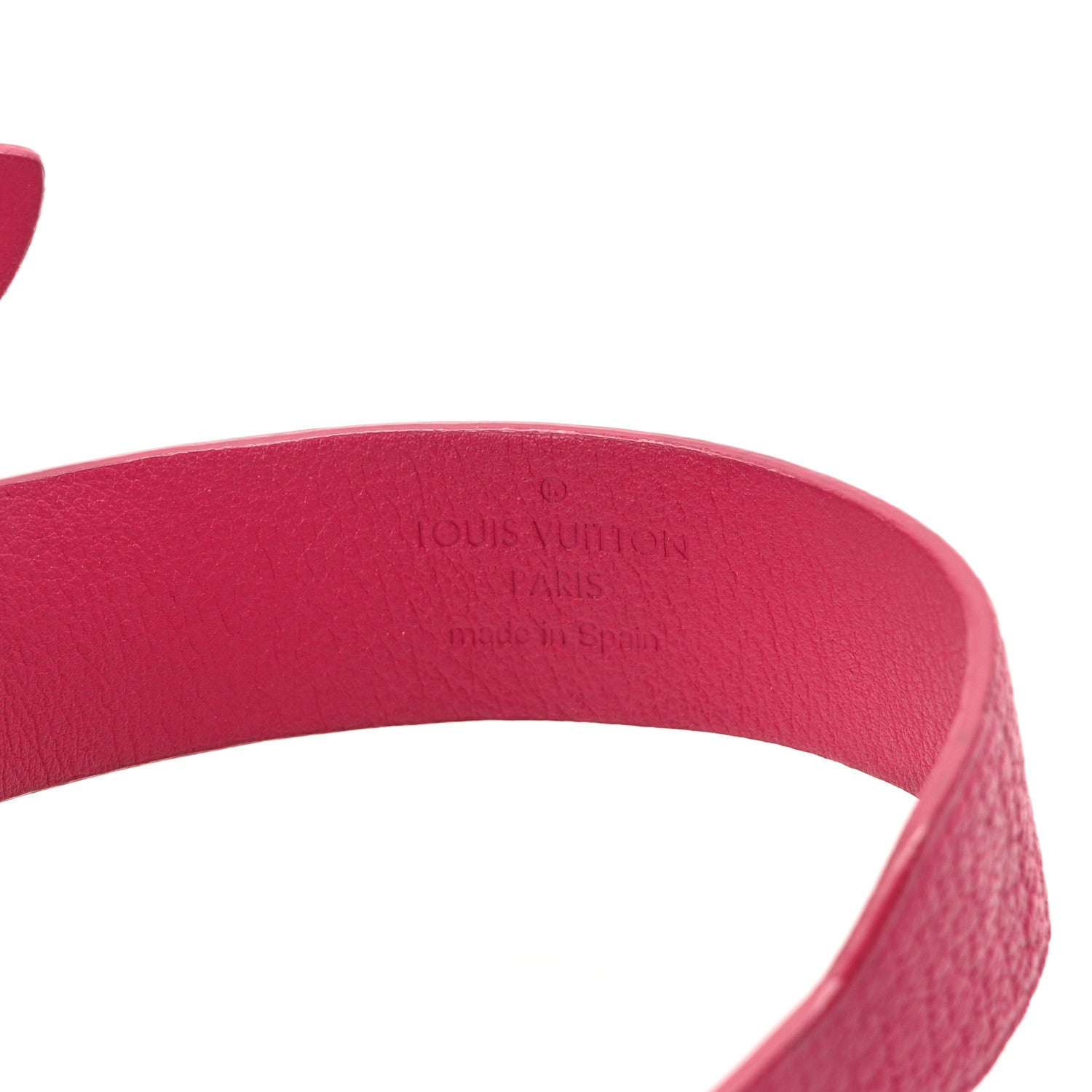 Louis Vuitton Goatskin Spike It Wrap Bracelet 17 Rose Indien 4 of 5