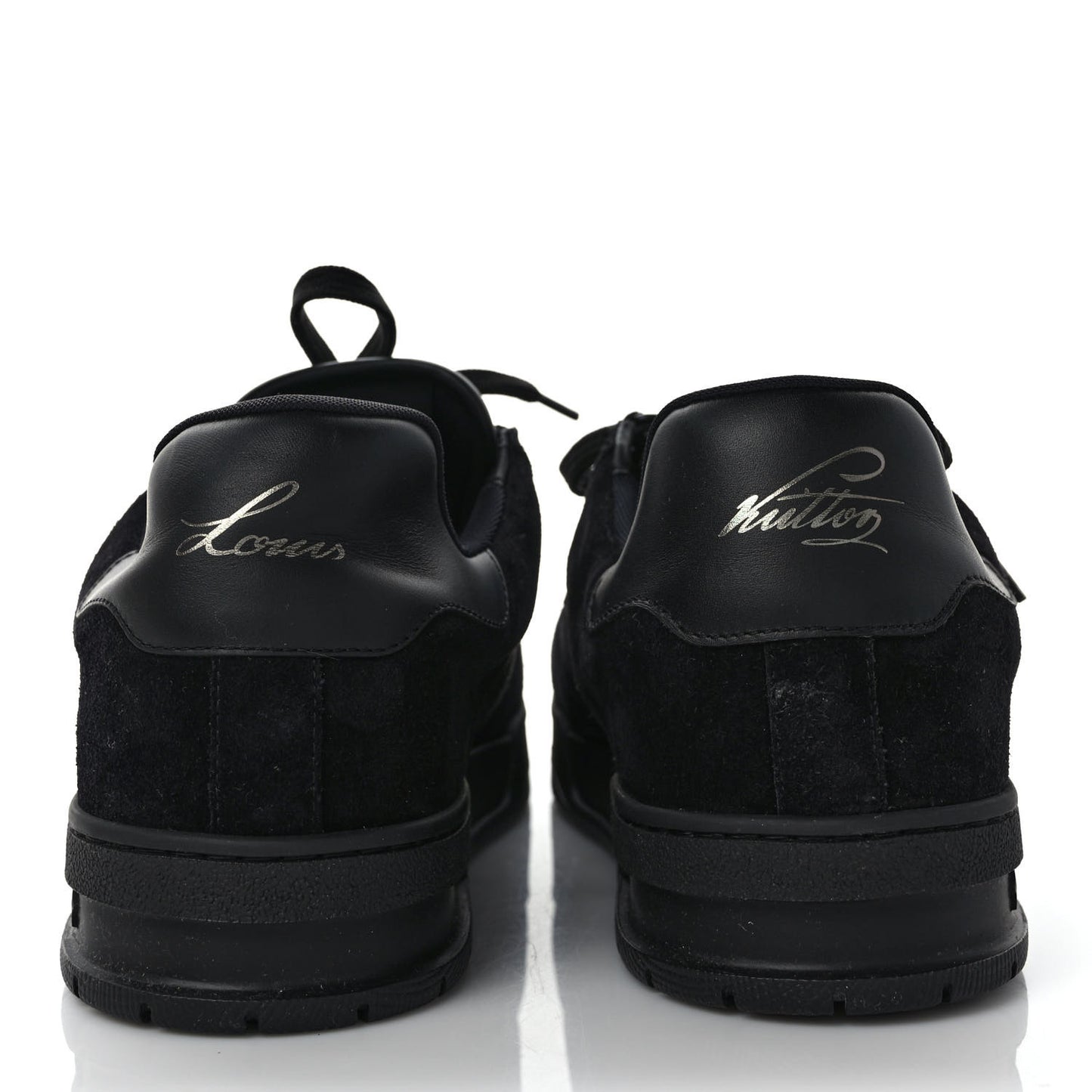 Suede Uniform Sneakers 10 Black