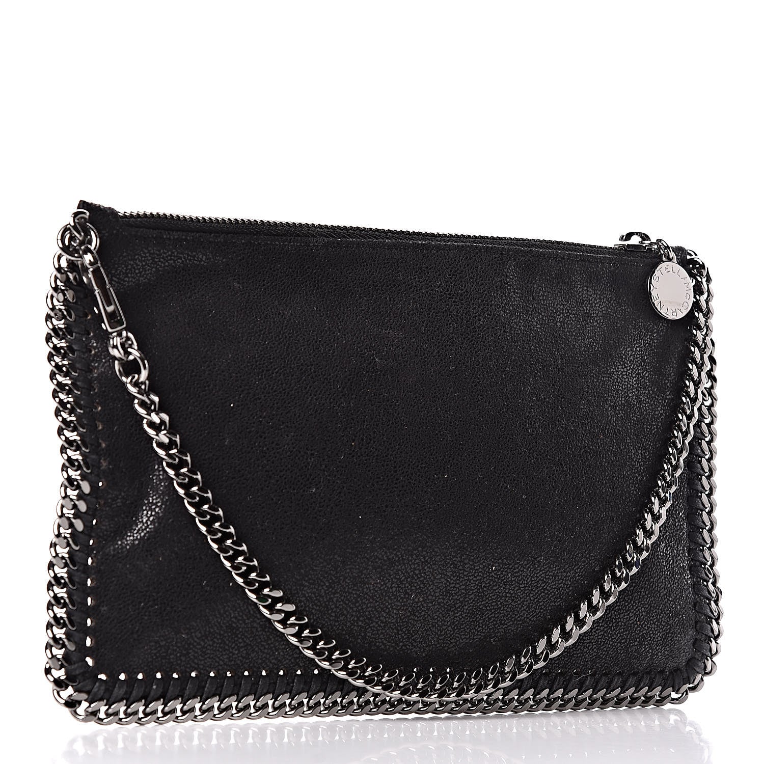 Stella McCartney Shaggy Deer Falabella Clutch Black 3 of 6
