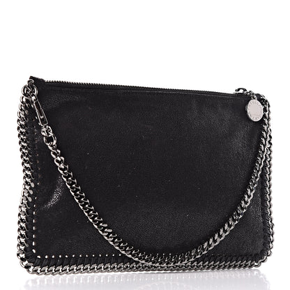 Stella McCartney Shaggy Deer Falabella Clutch Black 3 of 6