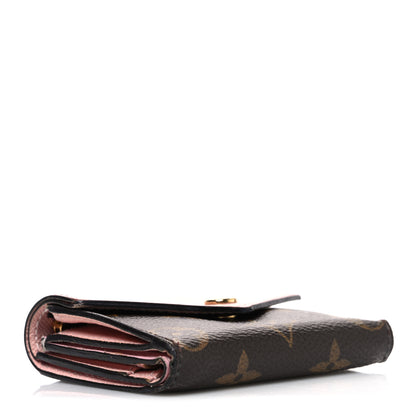 Louis Vuitton Monogram Zoe Wallet Rose Ballerine 4 of 8
