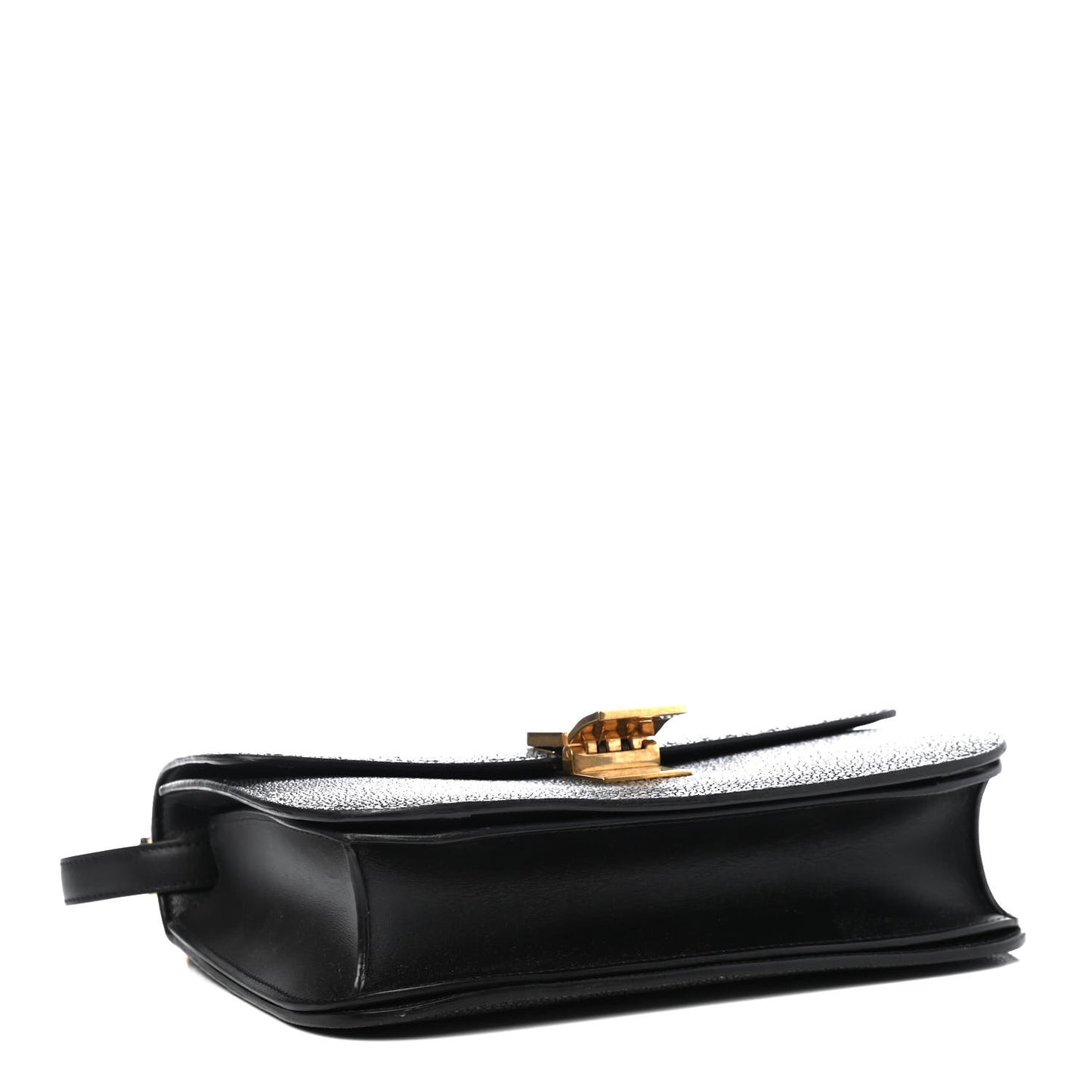 Stingray Medium Classic Box Flap Bag Black