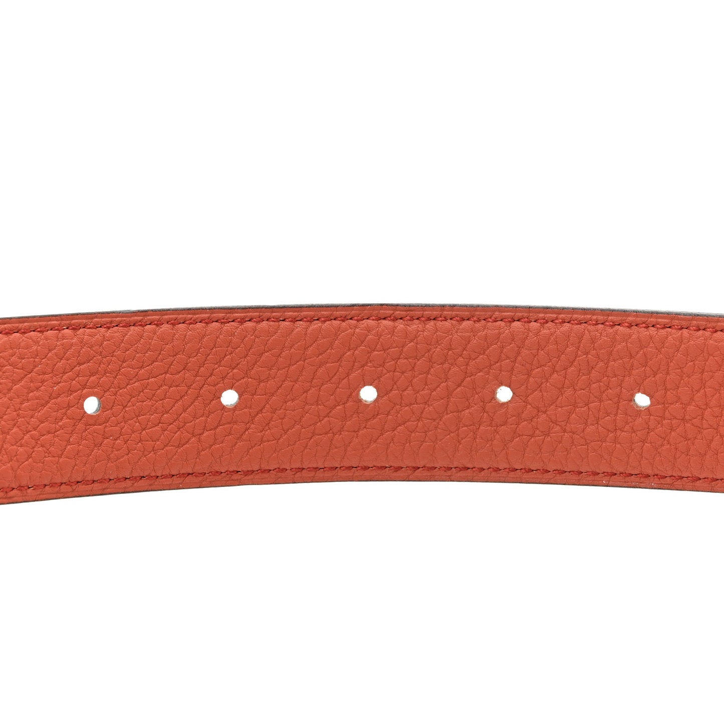 Box Togo 32mm Guilloche H Belt 105 42 Bleu Indigo Terre Baute