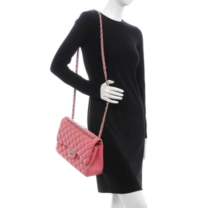 Chanel Lambskin Quilted Jumbo Double Flap Pink 2 of 7