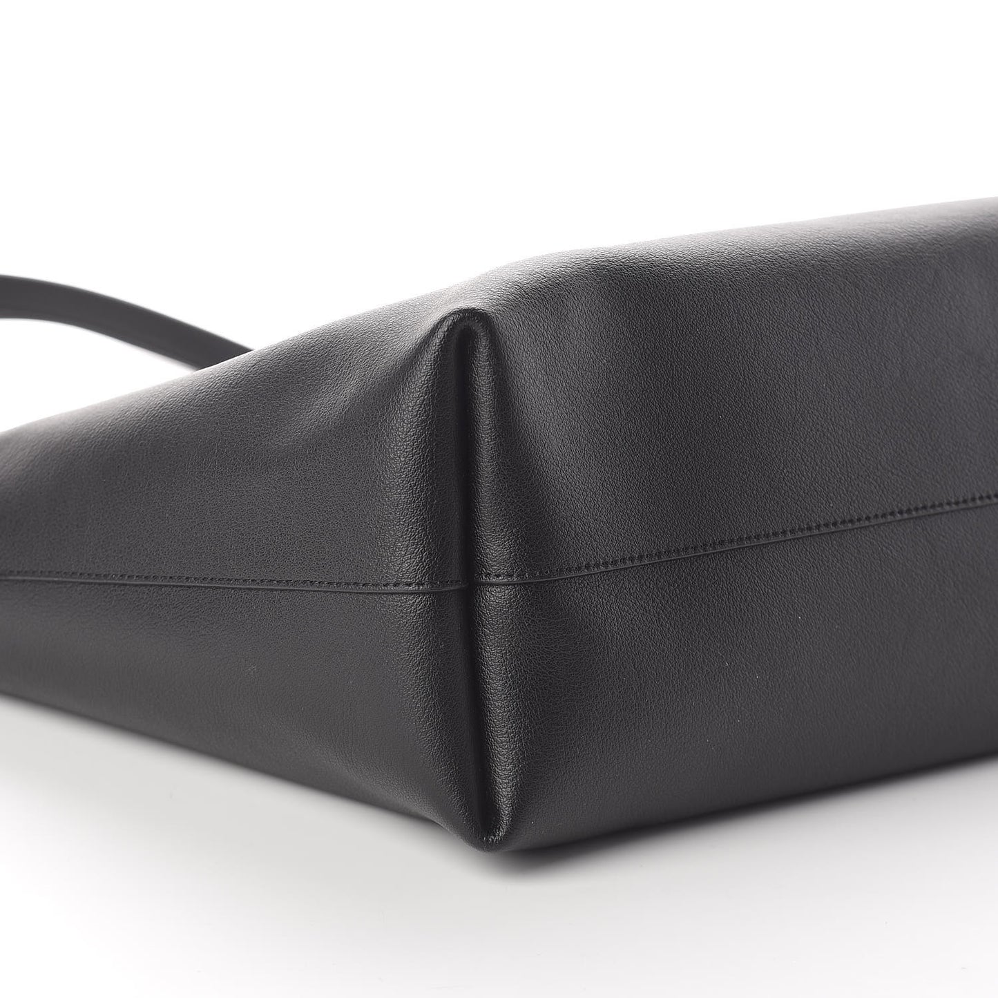 Calfskin Large Shopping Tote Black
