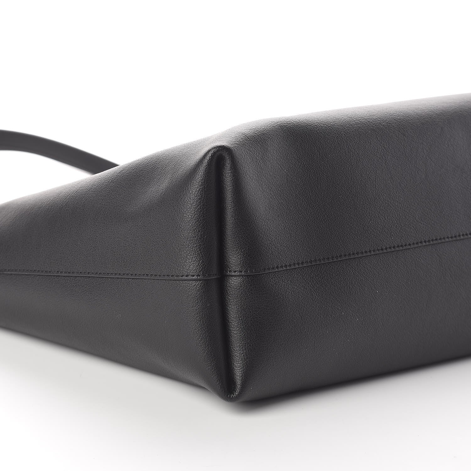 Saint Laurent Calfskin Large Shopping Tote Black 8 of 9