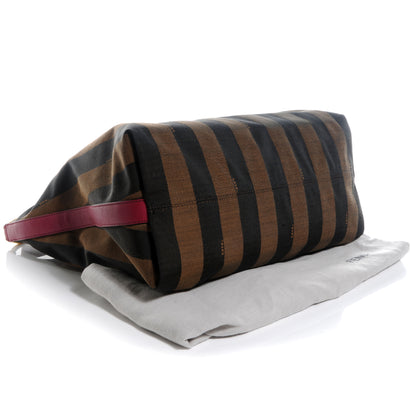 Fendi Pequin Vitello Large Hobo Tobacco Amarena 4 of 11