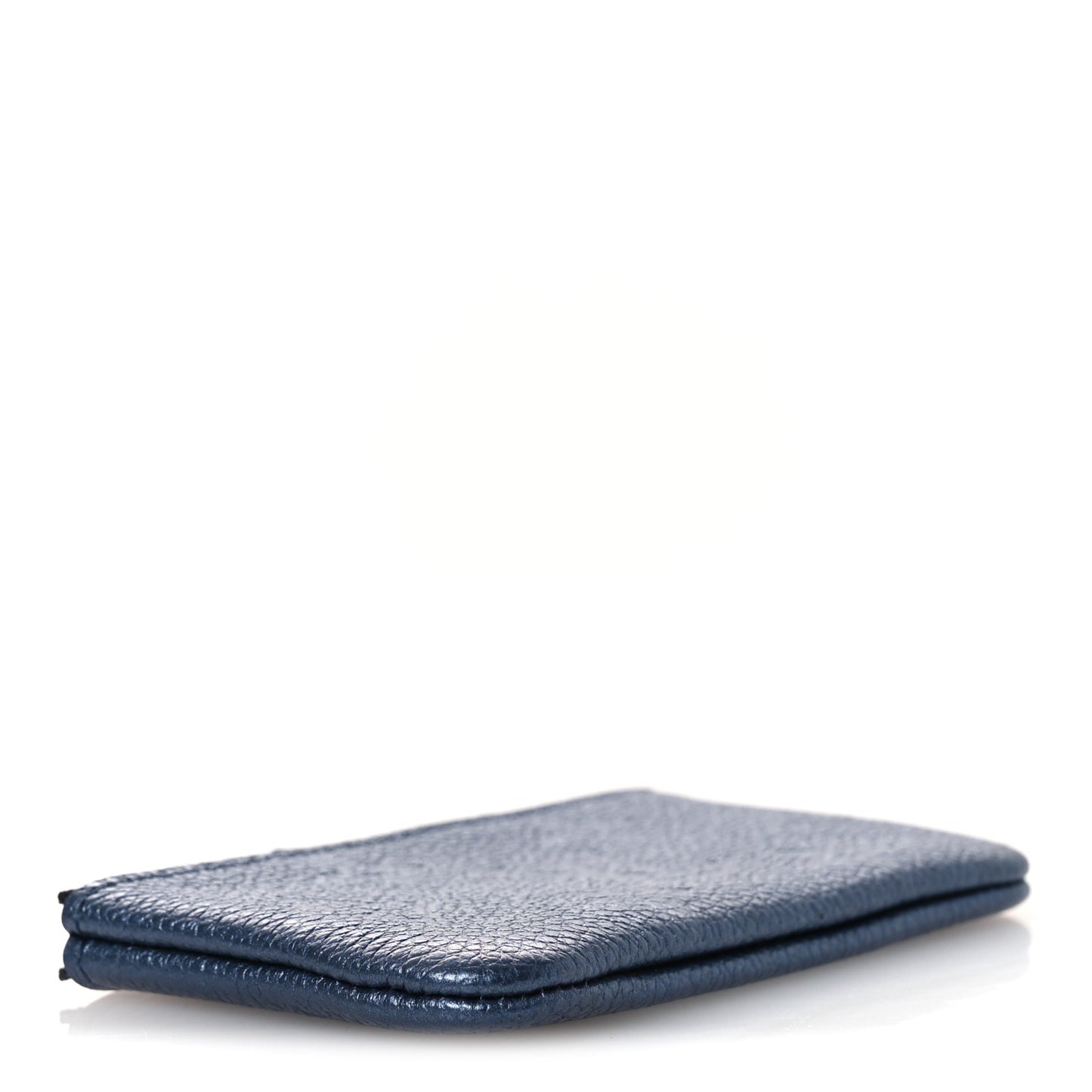 Metallic Empreinte Monogram Giant Key Pouch Navy Nacre