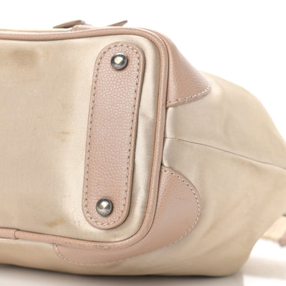 Chanel Satin Caviar CC Drawstring Bag Beige 9 of 17