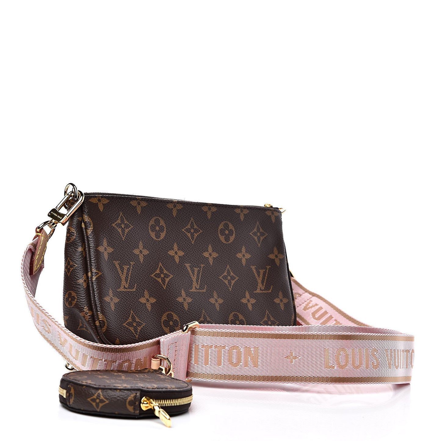 Monogram Multi Pochette Accessories Rose Clair