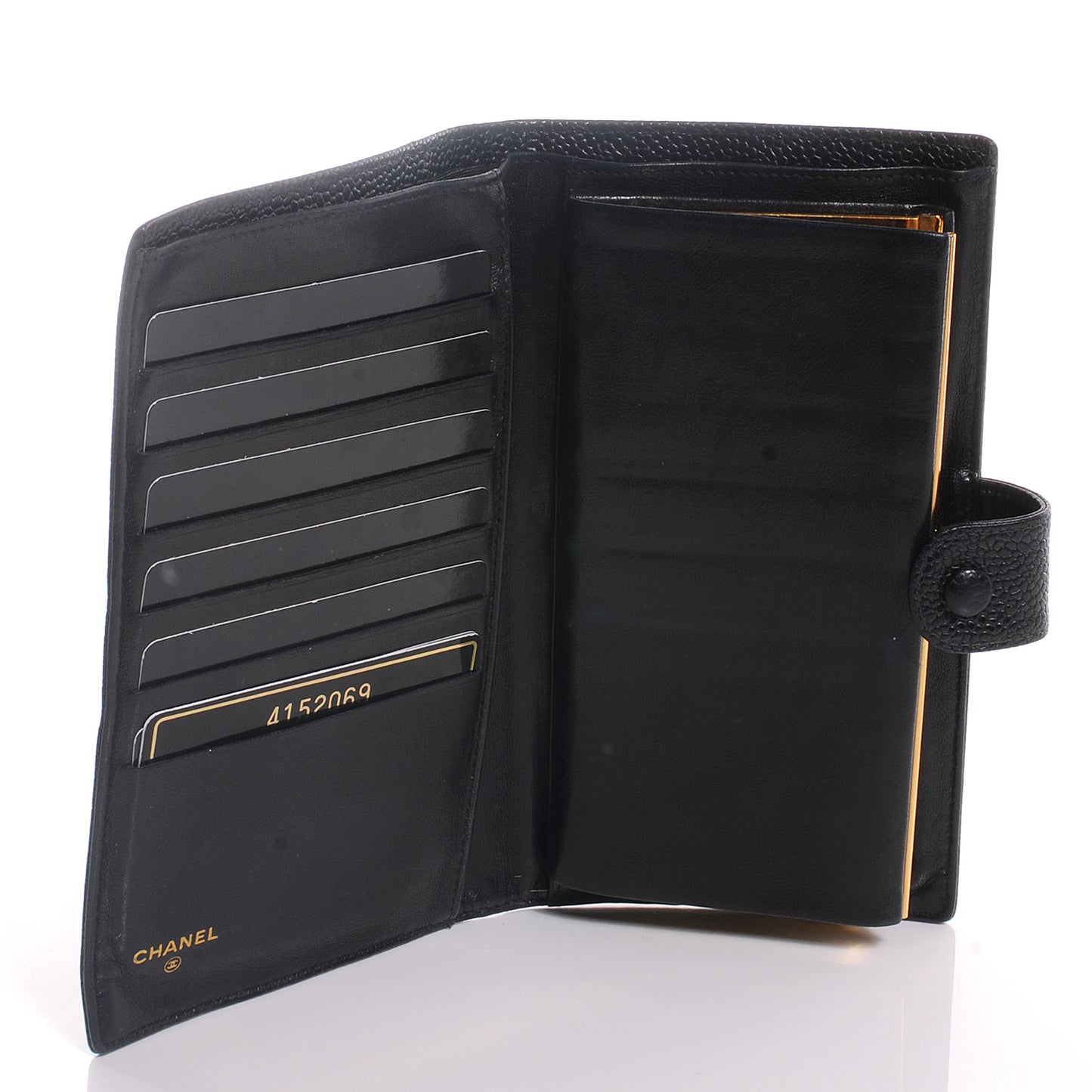 Caviar CC Wallet Clutch Black