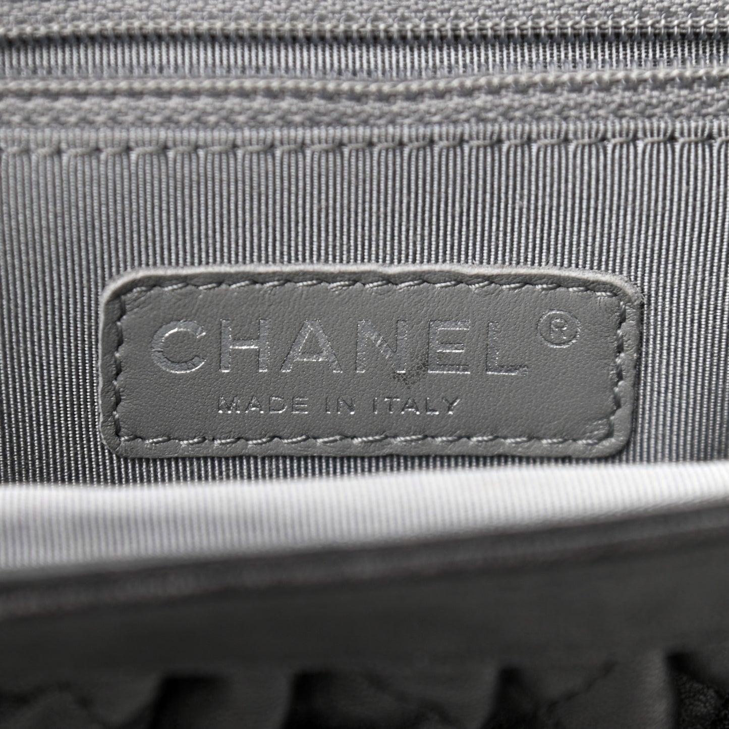 Washed Lambskin Quilted Medium Chain Around Flap Black