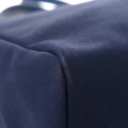 Hermes Toile Vache Calfskin Herbag 40 GM Navy Bleu 8 of 19
