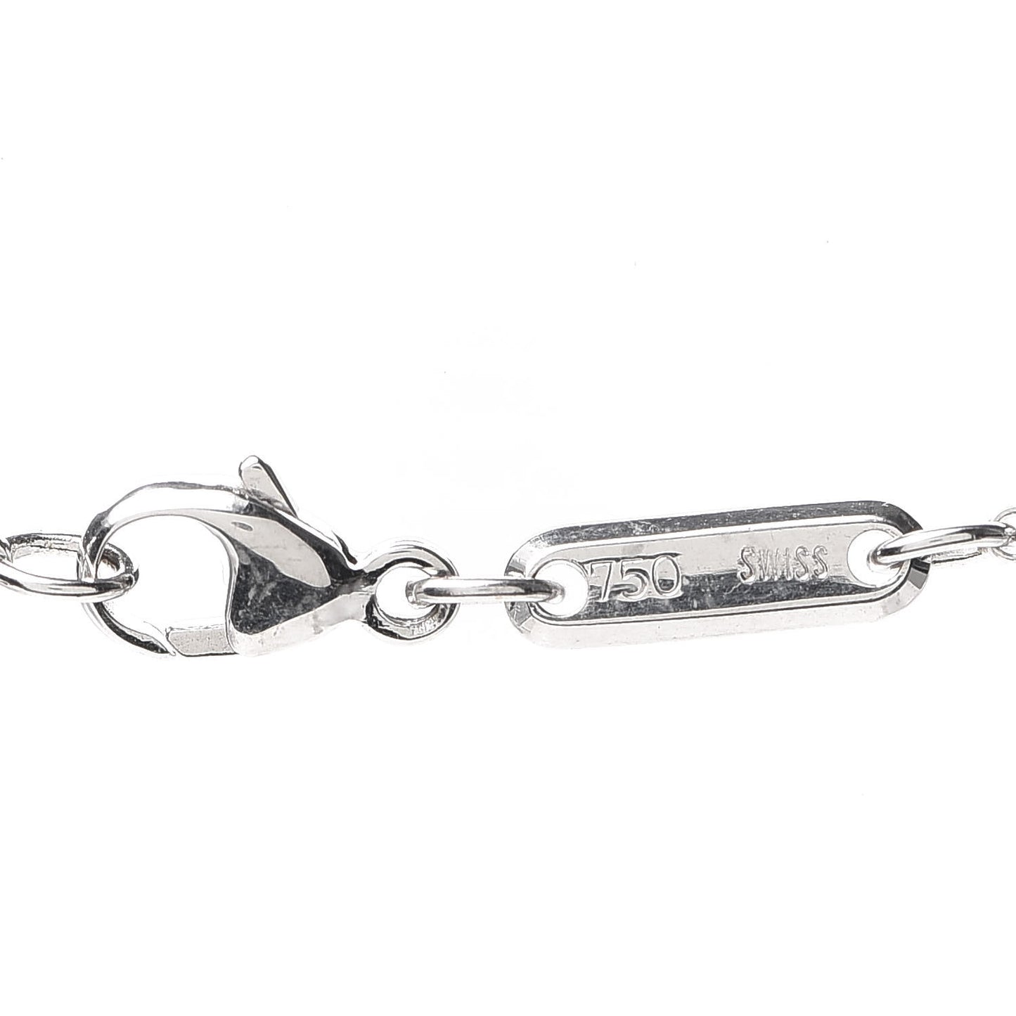 18K White Gold Chopardissimo Pendant Necklace