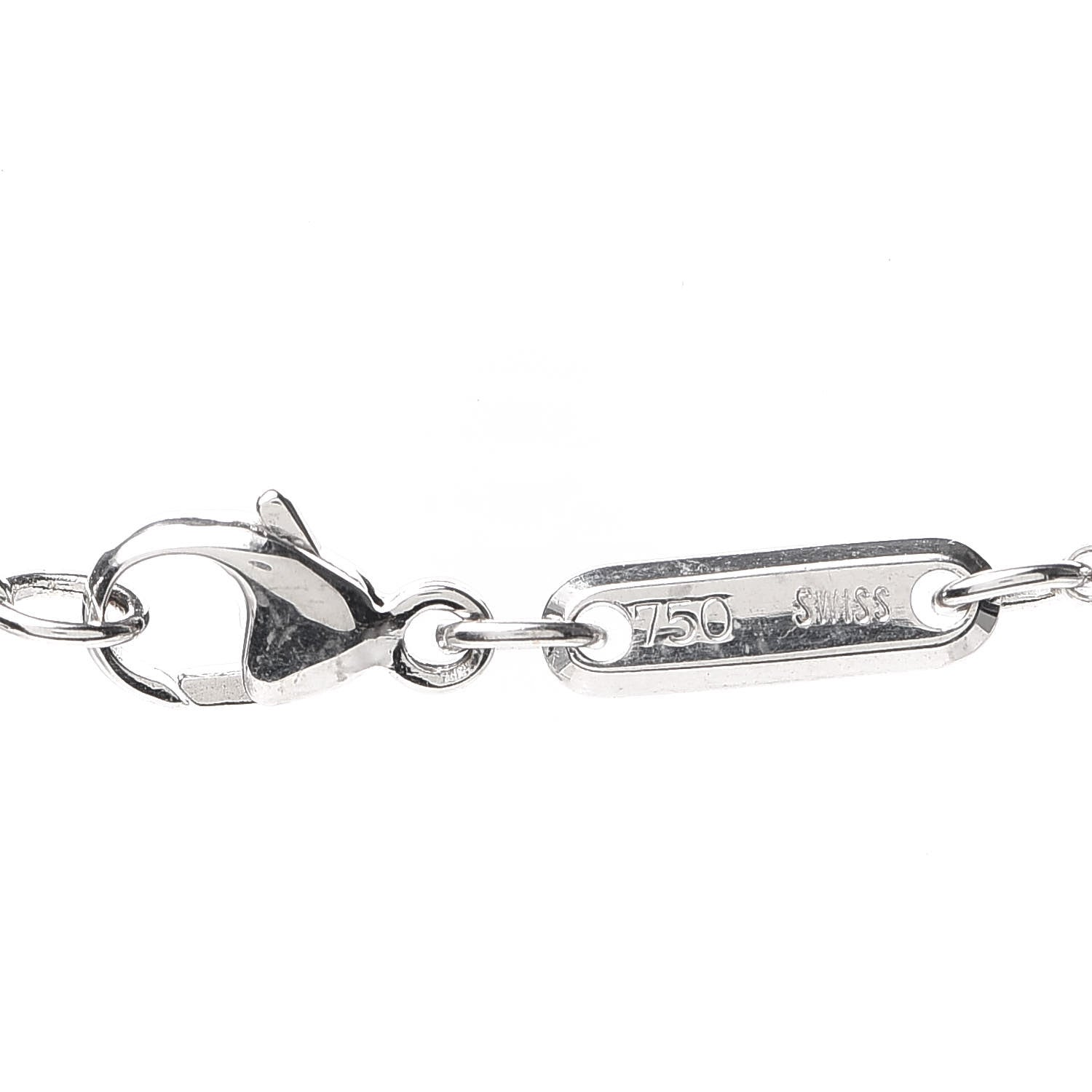 Chopard 18K White Gold Chopardissimo Pendant Necklace 4 of 6