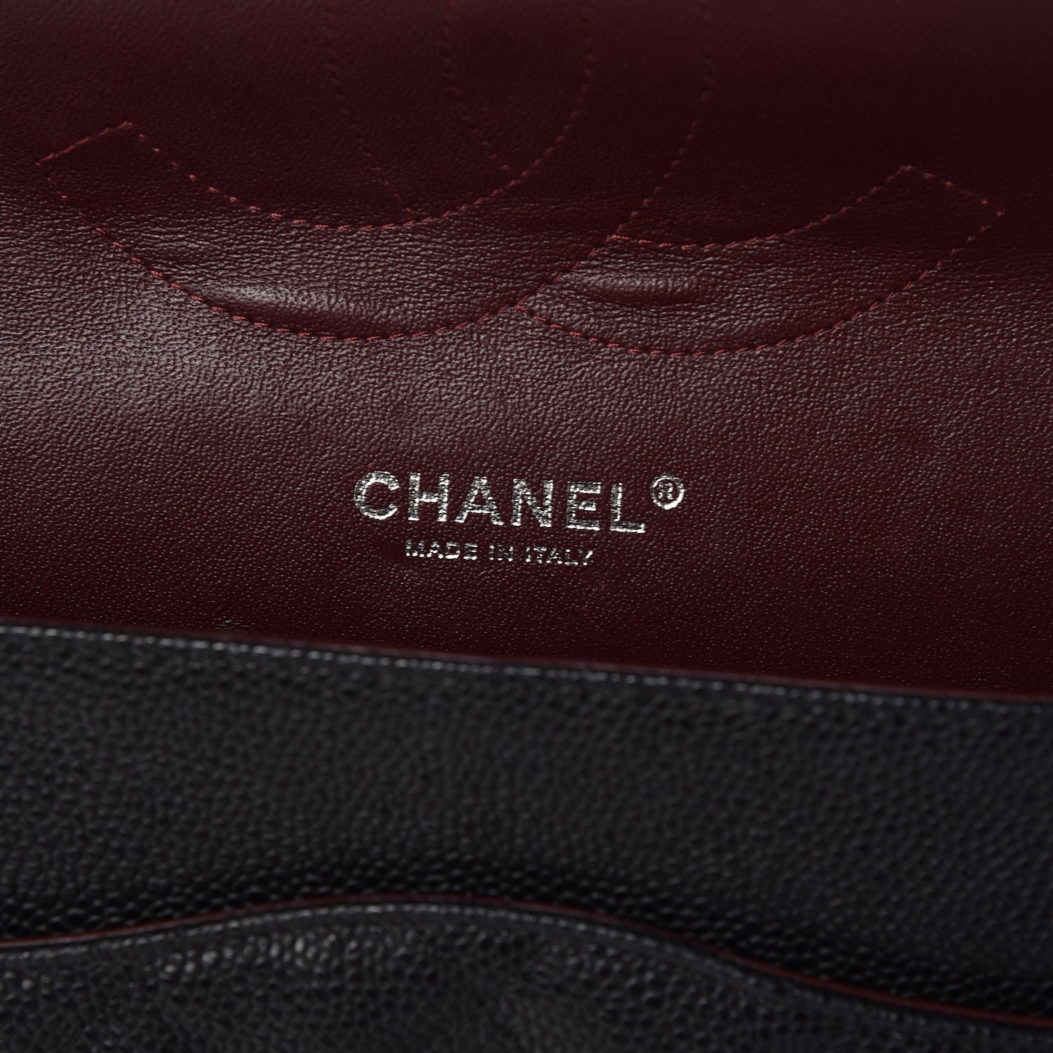 Chanel Caviar Quilted Jumbo Double Flap Black 6 of 9