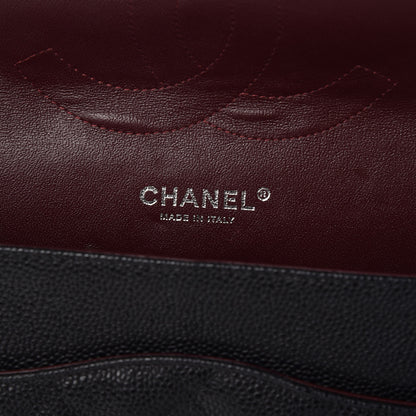 Chanel Caviar Quilted Jumbo Double Flap Black 6 of 9