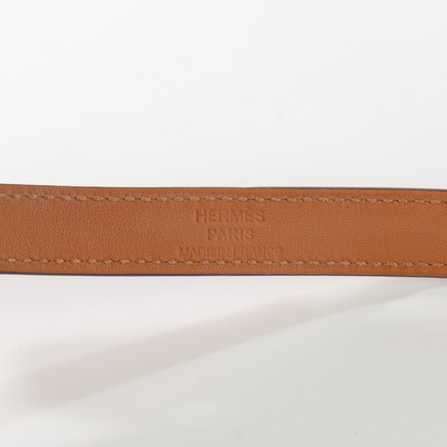 Hermes Epsom Kelly Double Tour Bracelet S Rouge Casaque 5 of 7