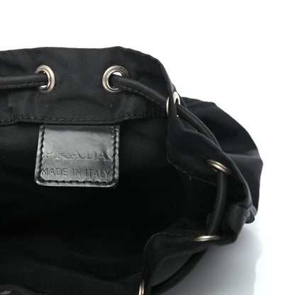 Prada Nylon Vela Drawstring Pouch Black 6 of 8