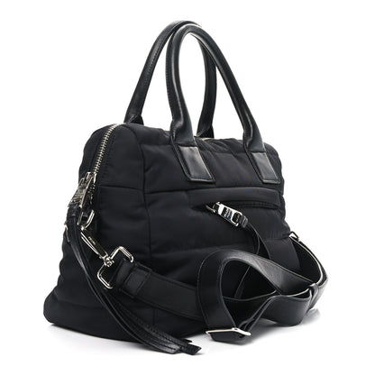 Prada Tessuto Nylon Bomber Tote Black 3 of 9