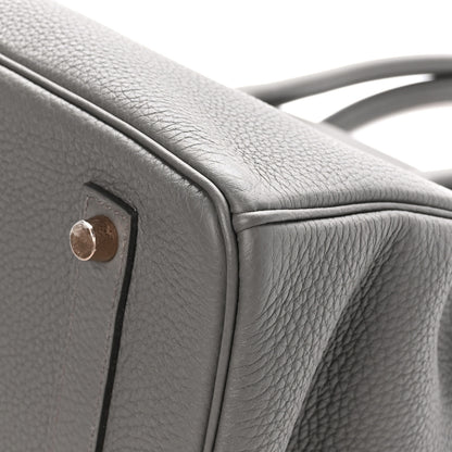 Hermes Togo Birkin 35 Etain 12 of 13