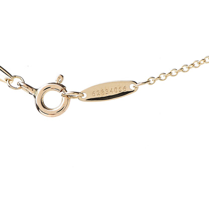 Tiffany 18K Yellow Gold Diamond .20ct Elsa Peretti Diamonds by the Yard Pendant Necklace 5 of 9