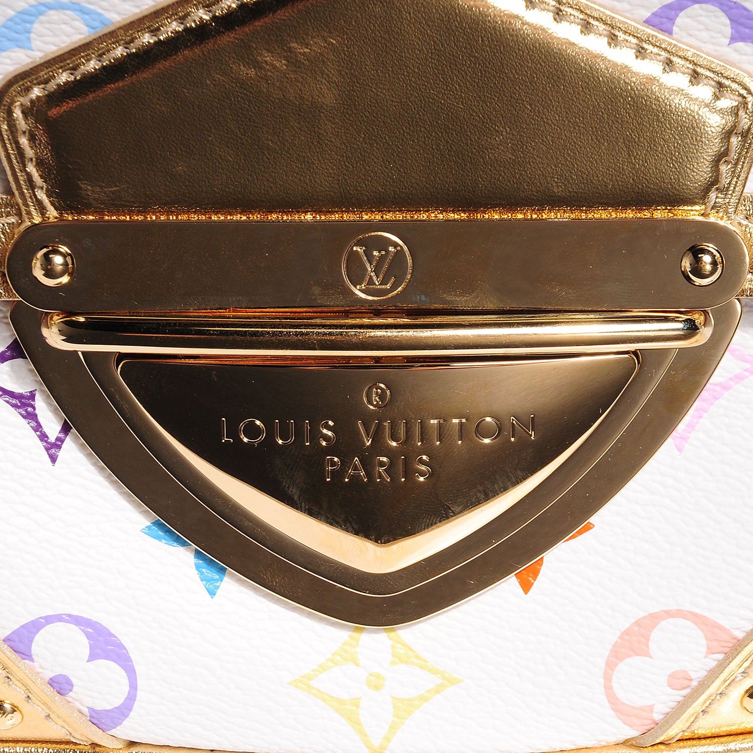 Louis Vuitton Monogram Multicolor Marilyn White Gold 8 of 8