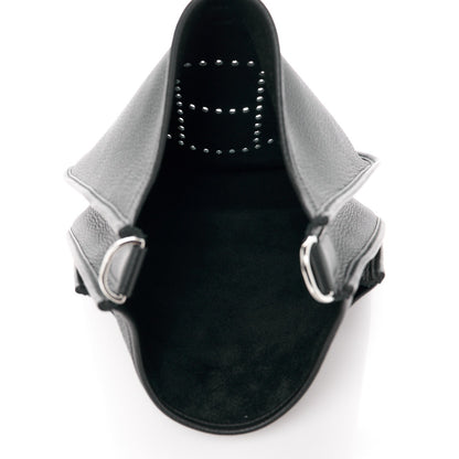 Hermes Taurillon Clemence Evelyne II PM Black 5 of 12