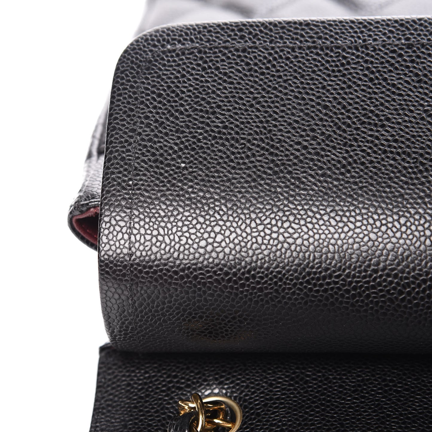 Caviar Quilted Maxi Double Flap Black