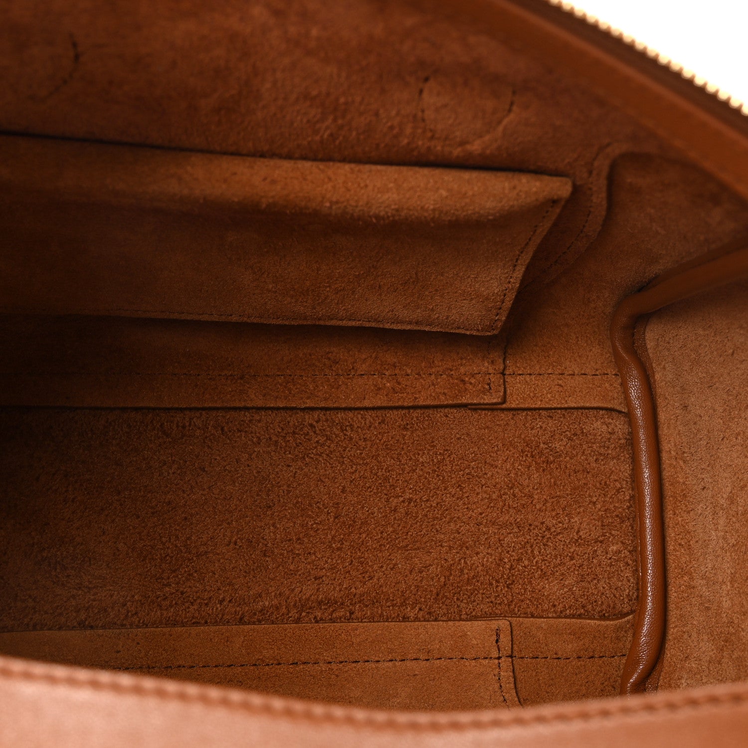 Celine Supple Shiny Lambskin Little New Luggage Soft Tan 5 of 10