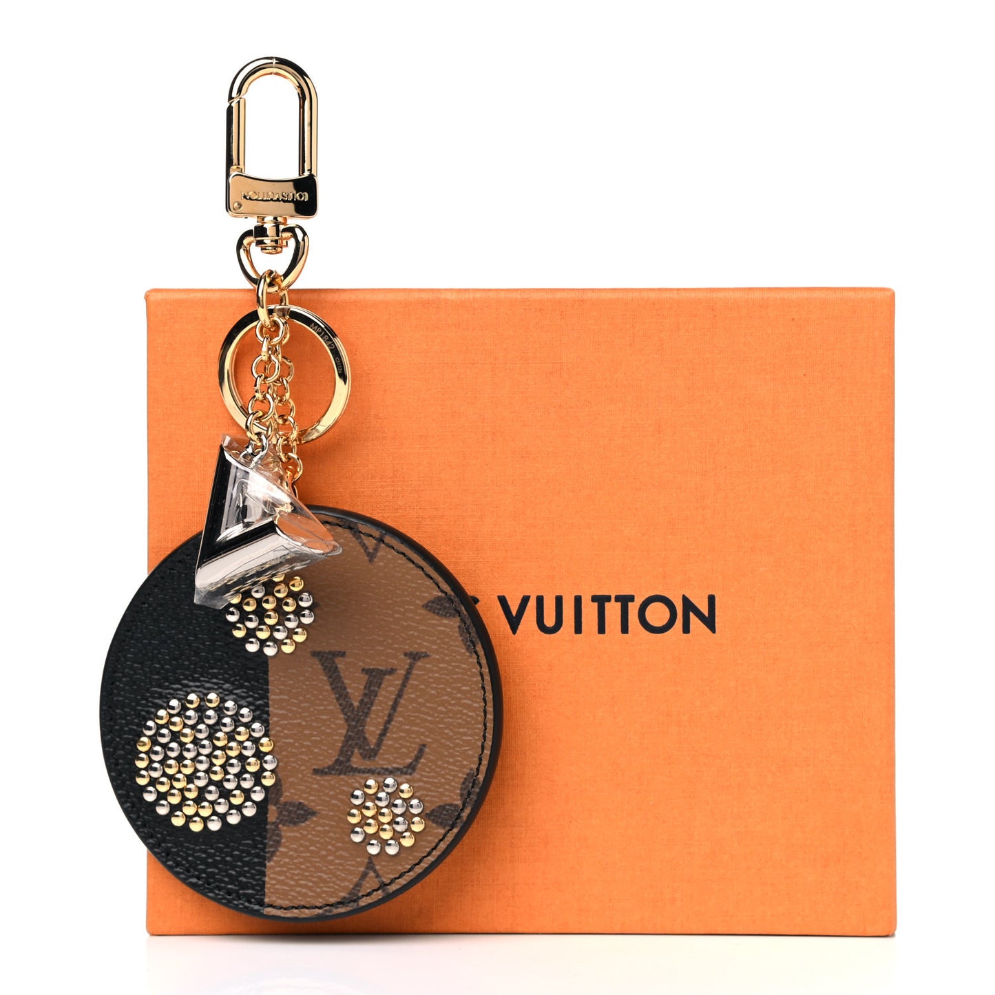 Reverse Monogram Night Lights Bag Charm Key Ring