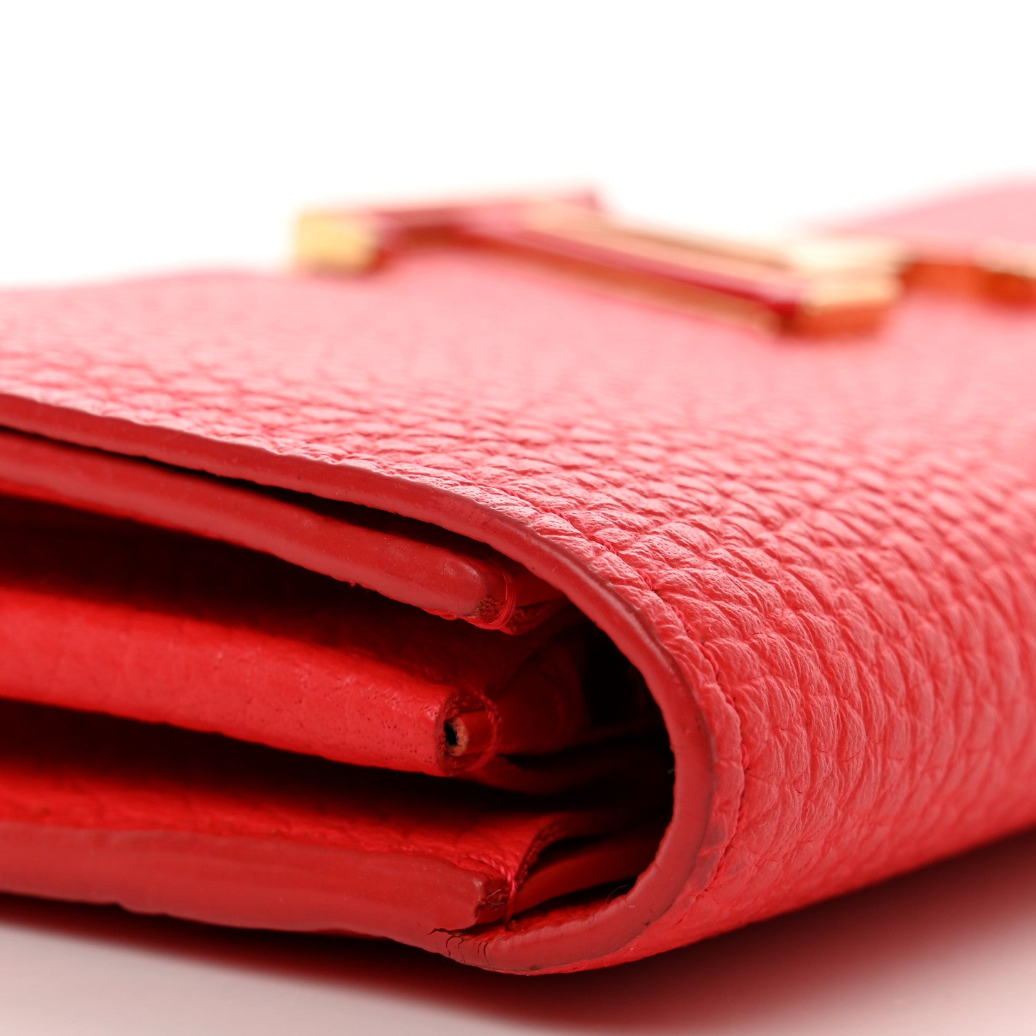 Louis Vuitton Taurillon Capucines Wallet Rubis 7 of 8
