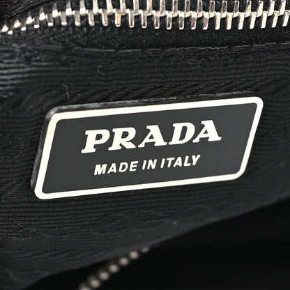 Prada Tessuto Light Nylon Soft Calf Shoulder Bag Black 6 of 9