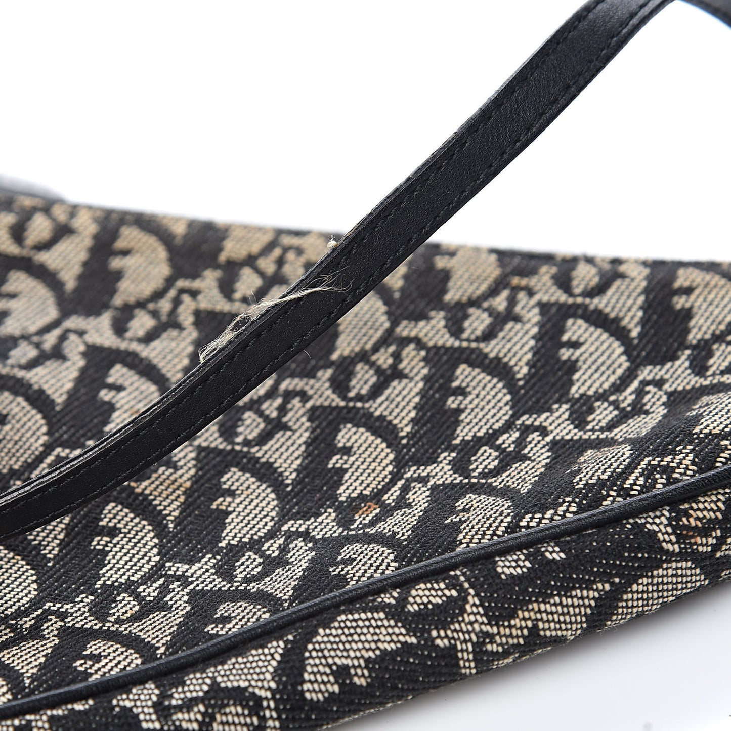Monogram Mini Saddle Pochette Black
