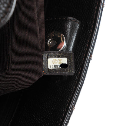 Chanel Caviar Petit Shopping Tote PST Dark Brown 7 of 7
