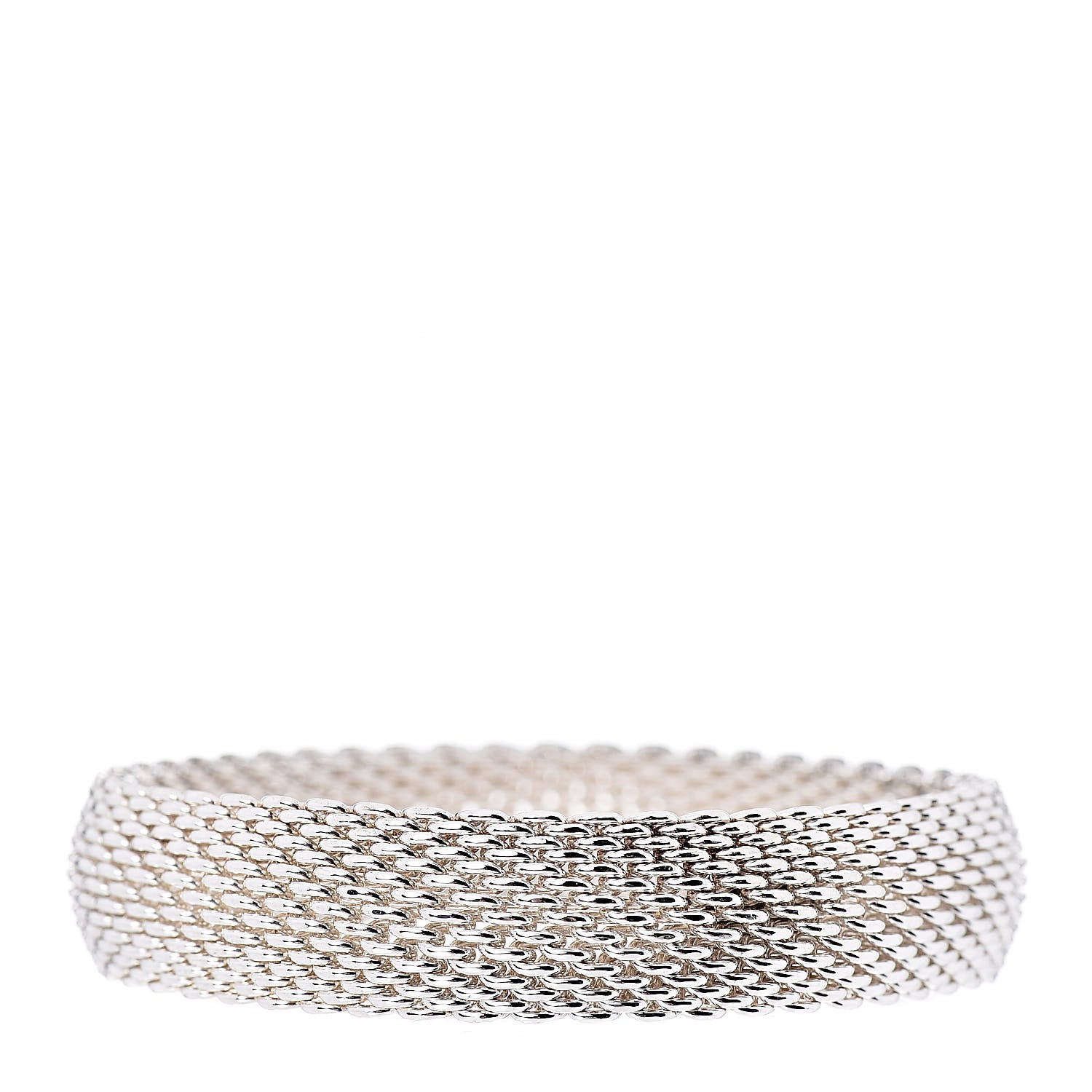 Tiffany Sterling Silver Somerset Mesh Bracelet 1 of 5
