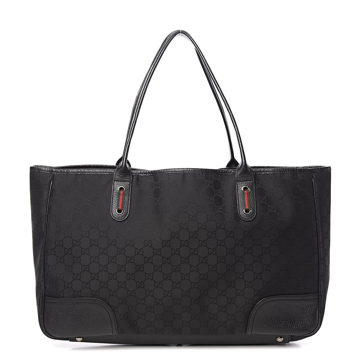 Gucci Monogram Large Princy Tote Black 1 of 10
