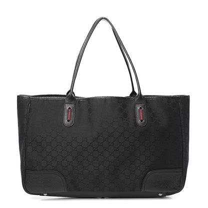Gucci Monogram Large Princy Tote Black 1 of 10
