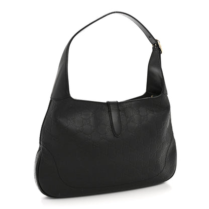 Gucci Guccissima Small Jackie O Hobo Black 3 of 14